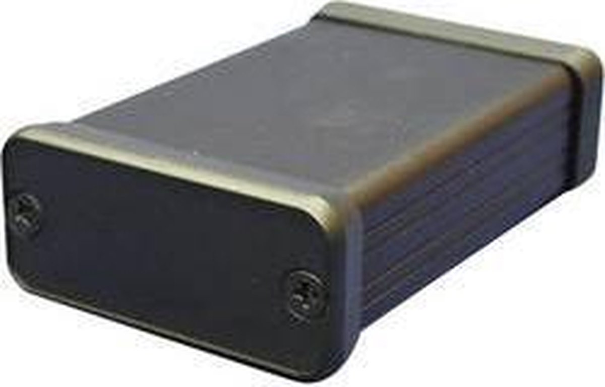 Hammond Electronics 1455Q2201BK Contenitore a profilo 223 x 120.5 x 51.5 Alluminio Nero 1 pz.