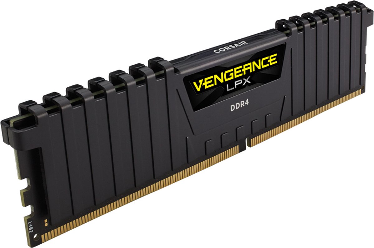 Corsair Vengeance LPX DDR4-3000 - 32GB - CL16 - Dual Channel (2 pcs) - Intel XMP - Sort