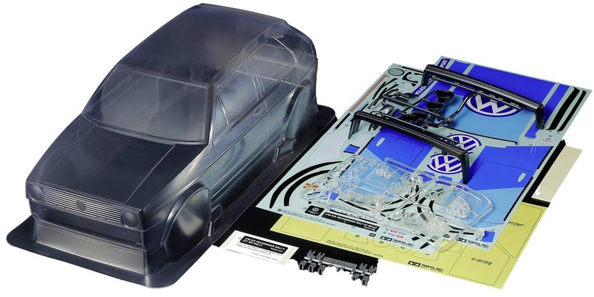 Tamiya 300051706 1:10 Carrozzeria VW Golf II GTI Non verniciato