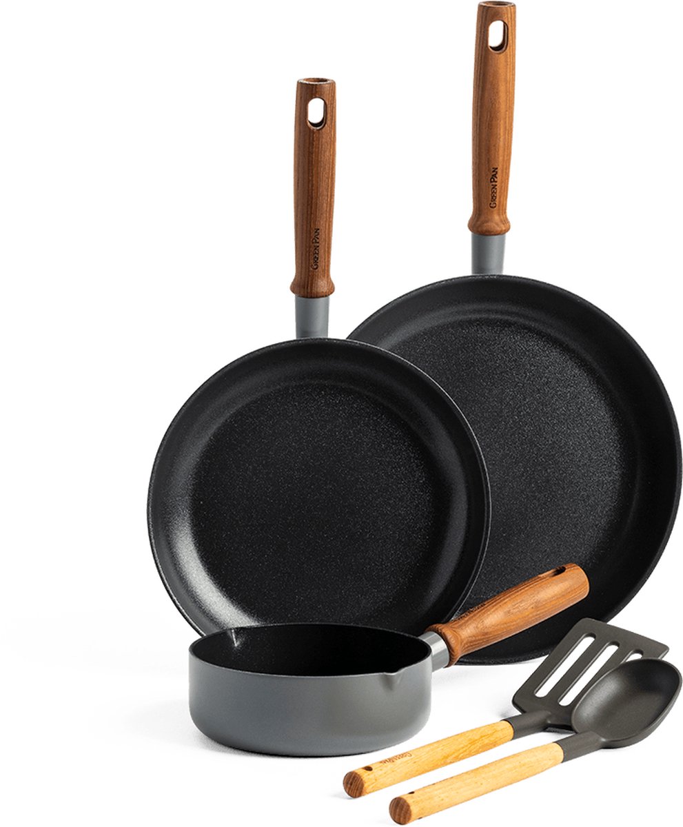 GreenPan Set de cacerola y sartén Mayflower Pro 5 piezas
