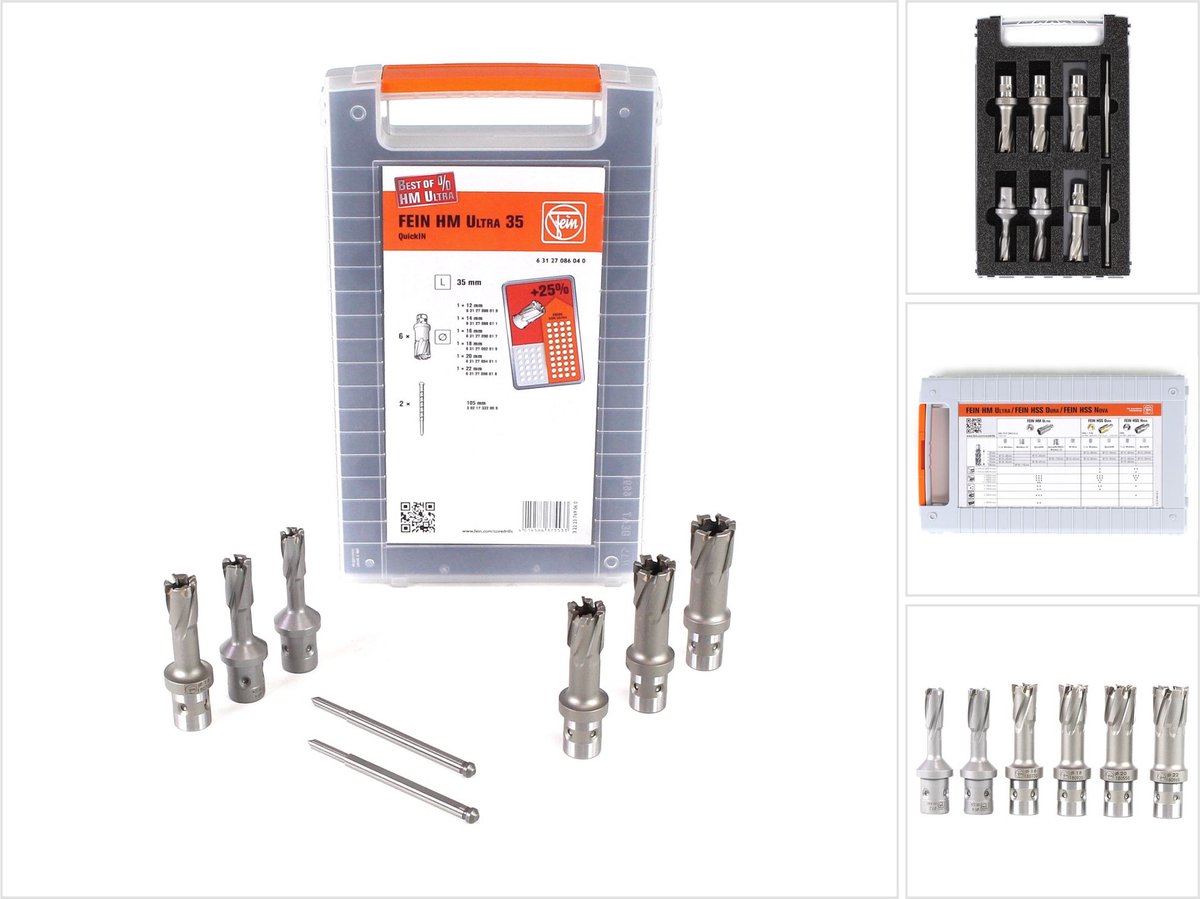 Fein Best Of 63127086040 Kit punte cave 1 pz.