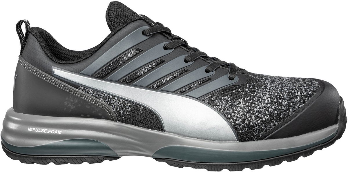 PUMA Charge Black Low 644540200000036 ESD Scarpe di sicurezza S1P Taglia delle scarpe (EU): 36 Nero, Grigio 1 Paio/a