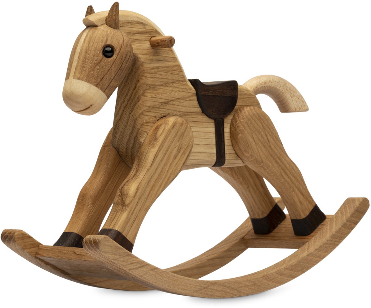 Spring Copenhagen Decoración The Rocking Horse 13,5 cm Roble, 13,5 cm