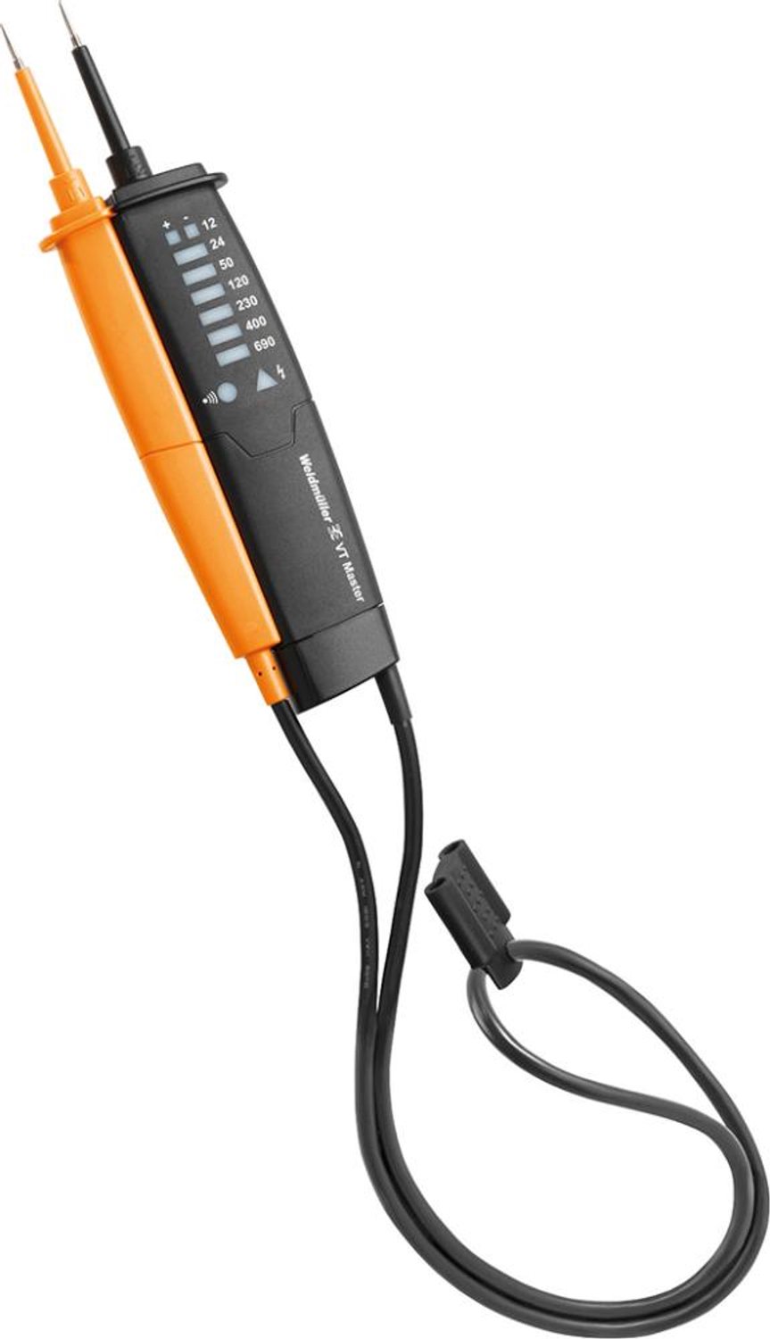 Weidmüller VT MASTER Tester di tensione a due poli CAT III 600 V LED