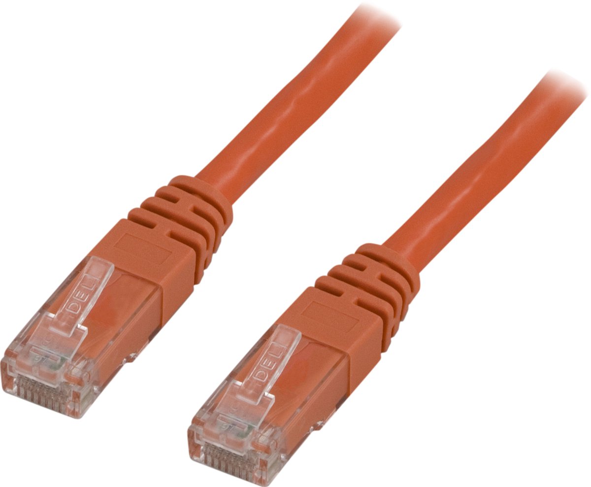 Deltaco LAN CAT 6 - UTP - Orange - 15m