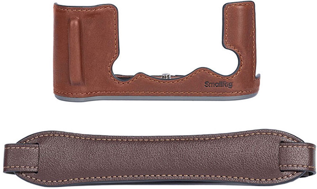 SmallRig 4710 Leather Half Case Kit for Fujifilm X-T50 Brown