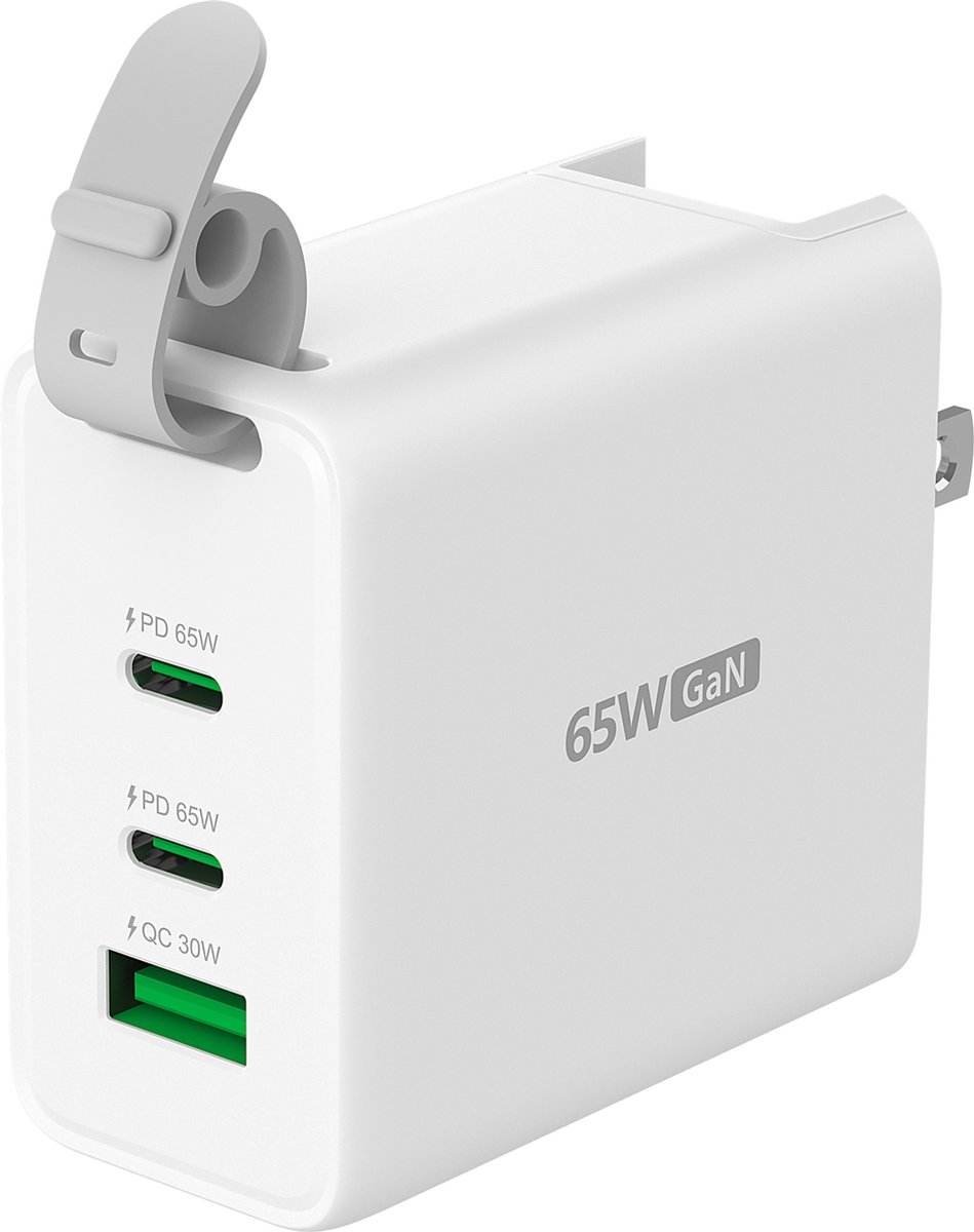 j5create 65W GaN USB-C 3-Port Traveler Charger