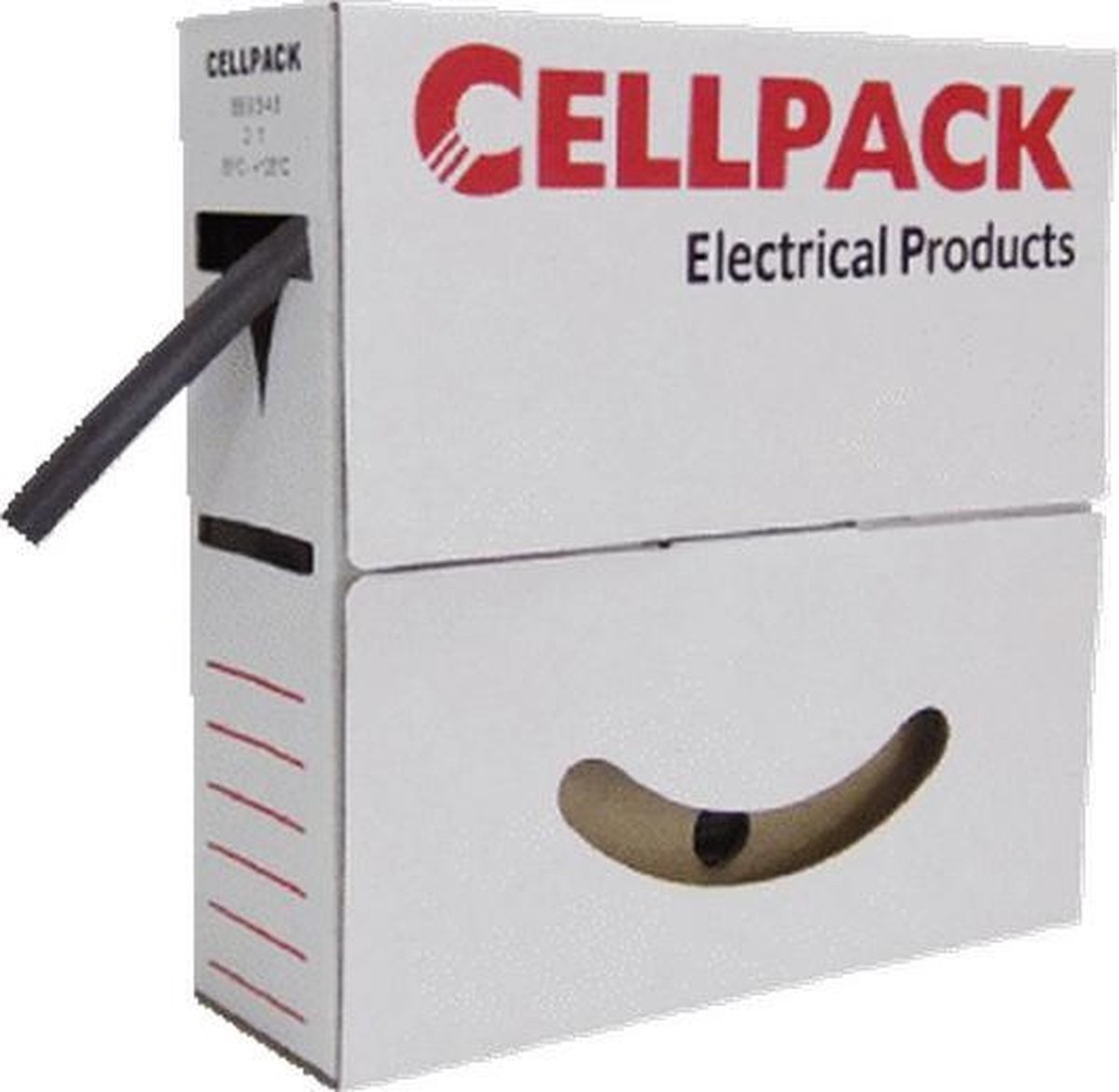 CellPack 127127 Termoretraibile senza colla Blu 12 mm 4 mm Restringimento:3:1 8 m