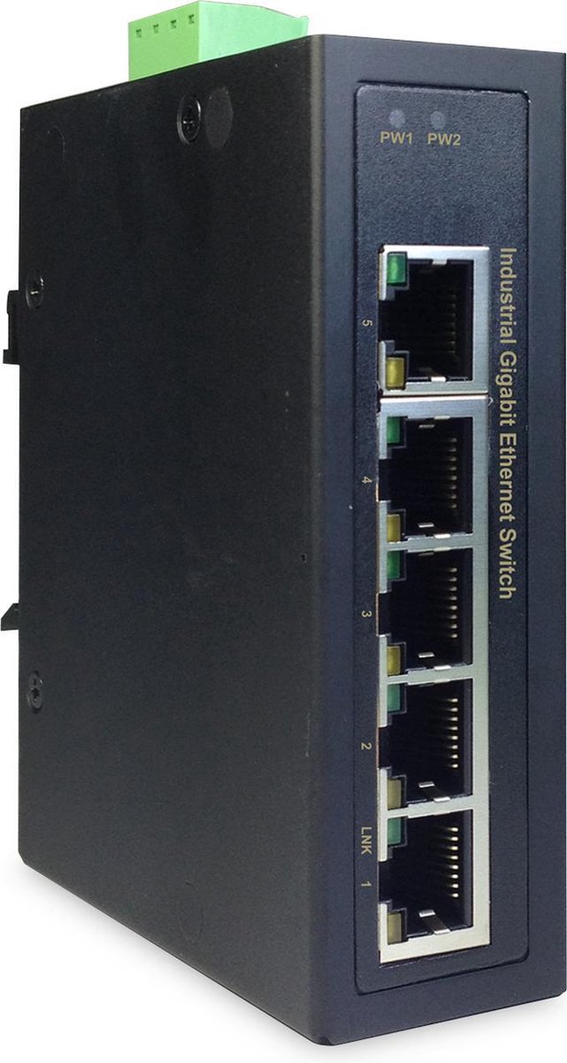 Digitus DN-651107 DN-651107 Switch ethernet industriale 5 Porte 10 / 100 / 1000 MBit/s