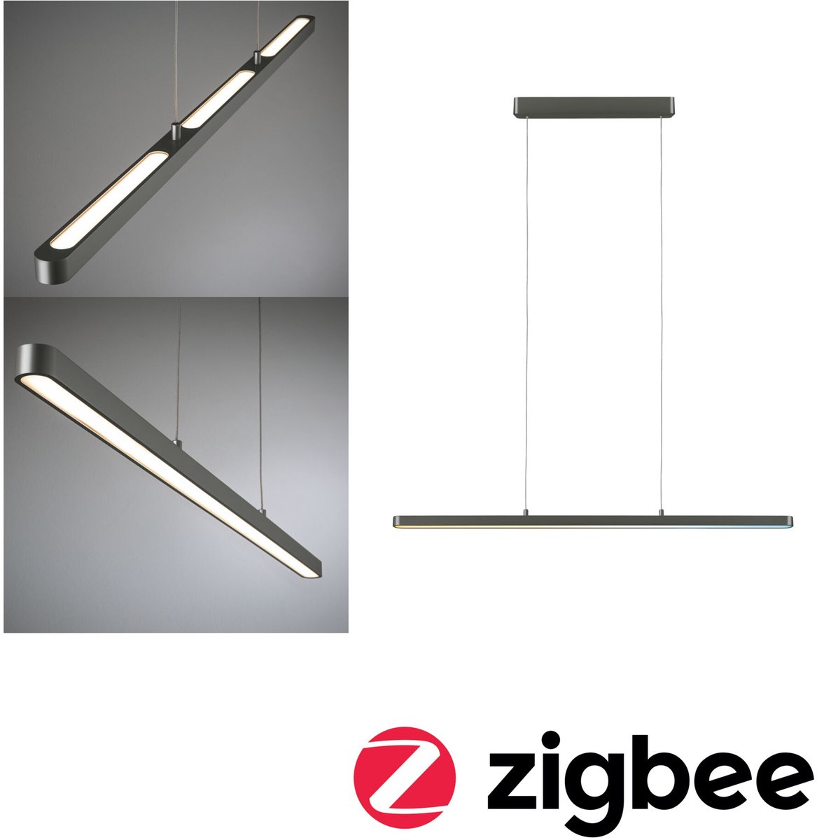 Paulmann Lento BLE Pendell 79902 Lampada a sospensione LED (monocolore) LED 10.75 W Cromo (opaco)