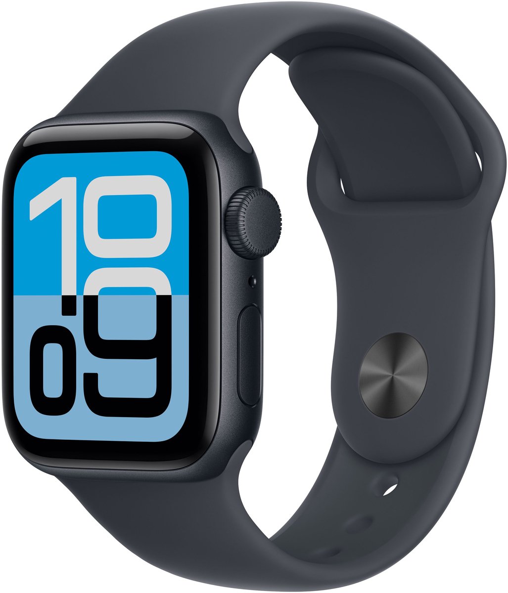 Apple Watch SE 3 GPS 40 mm Cassa in alluminio Cinturino sport Navy-Blu S/M