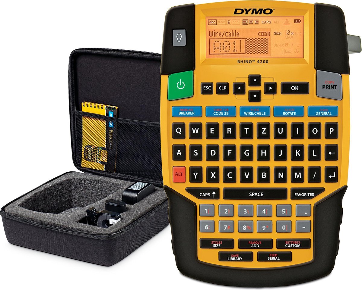 NWL Germany Dymo Rhino 4200 Koffer Set Etichettatrice