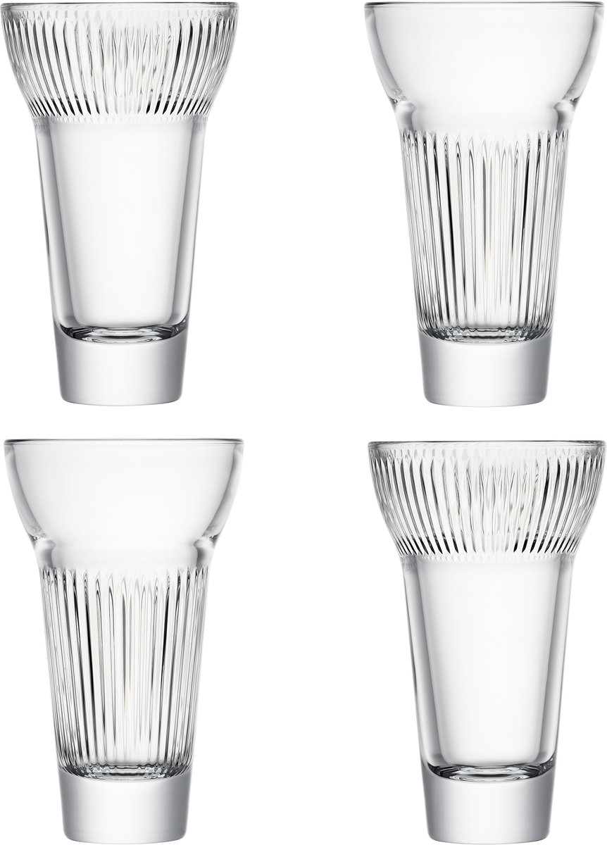 La Rochère 4 Vasos de bebida Calanque Transparent