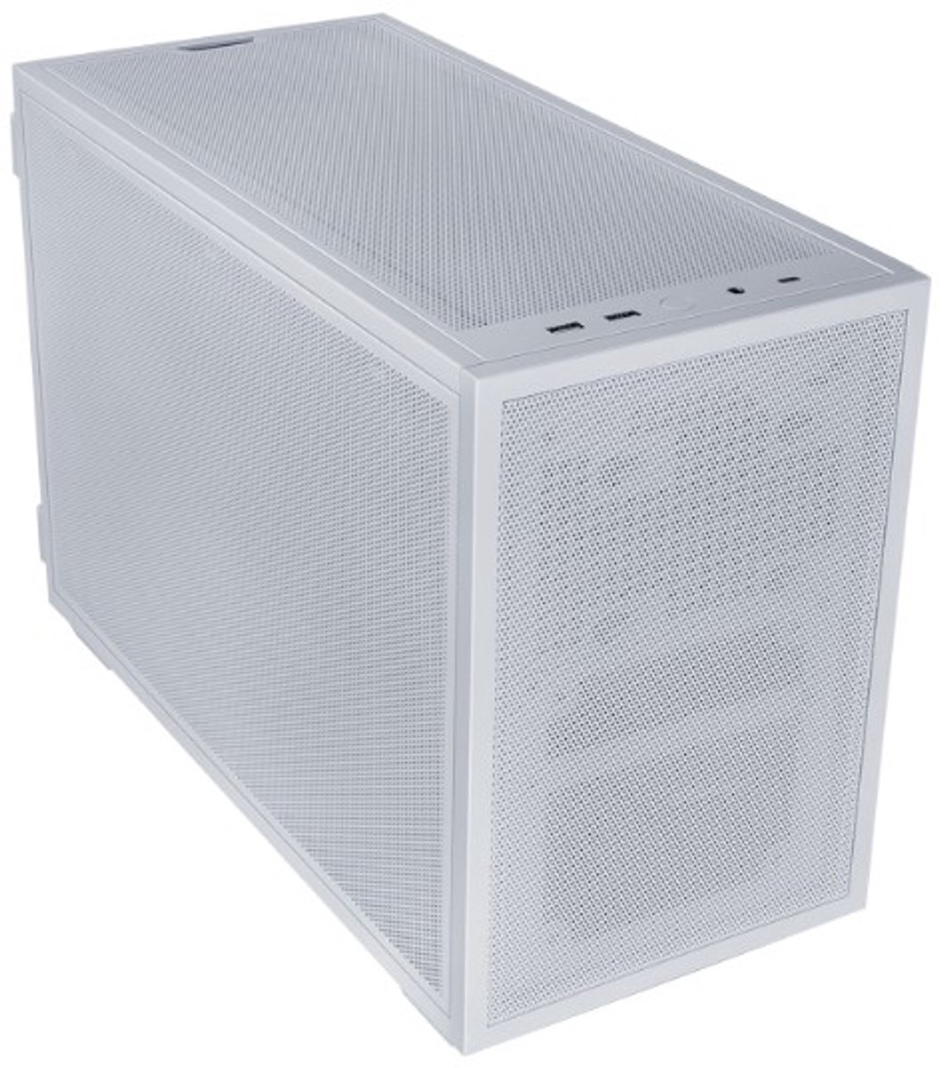 Lian Li x DAN B4 Mesh Micro-Tower PC Case Bianco