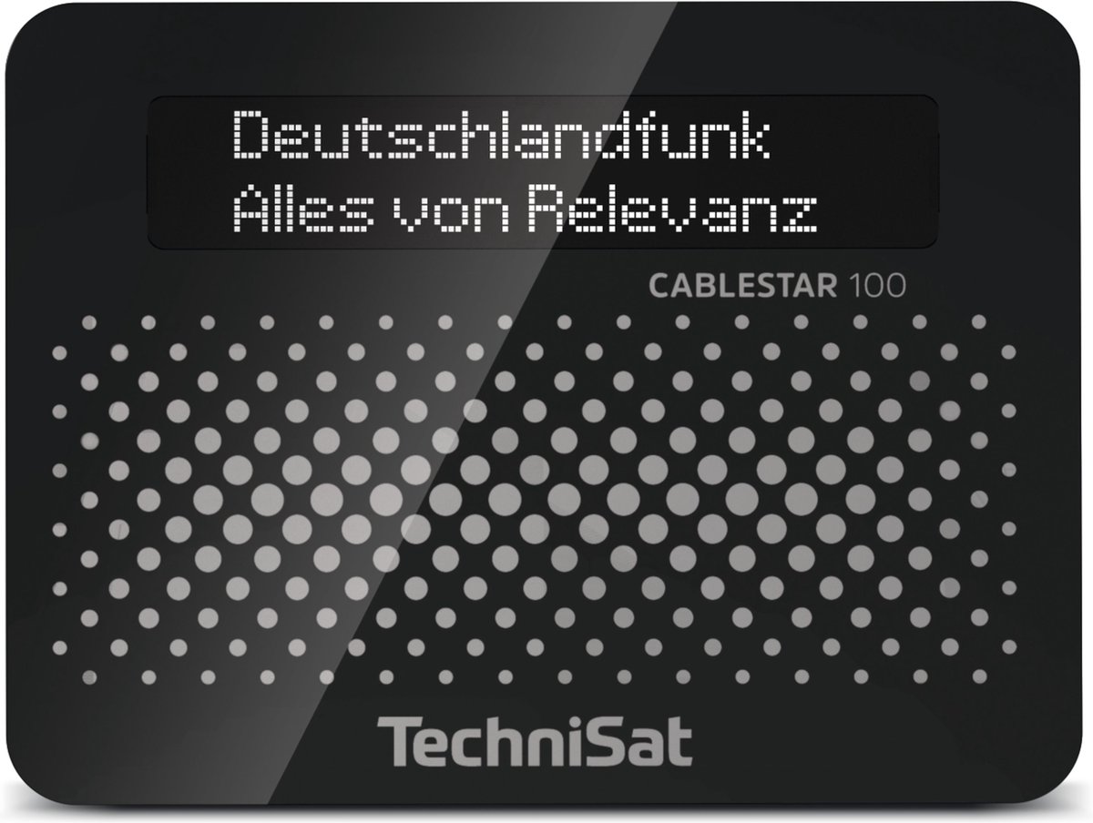 TechniSat Cablestar 100 Ricevitore radio digitale Nero