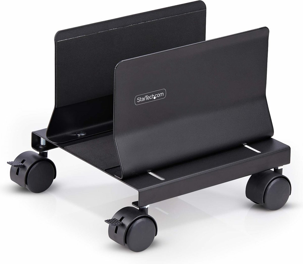 StarTech.com Computer Tower Cart Rolling CPU Caddy w/ Wheels Adjustable cart - for personal computer - black - Maks 21 kg - Maks størrelse