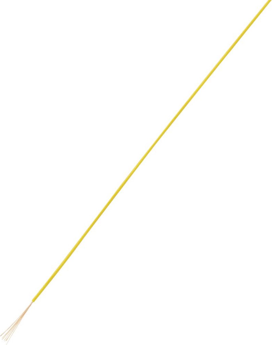 TRU COMPONENTS 1567860 Cavo per cablaggi LiFY 1 x 0.75 mm² Giallo 100 m