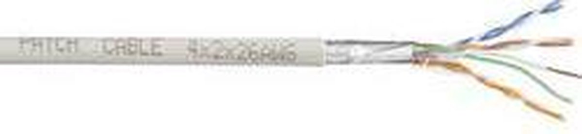TRU COMPONENTS Cavo di rete CAT 6 U/UTP 4 x 2 x 0.27 mm² Bianco 100 m
