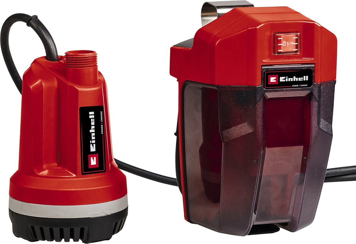 Einhell GE-SP 18 Li akku dykpumpe til rent vand 5000l/t u/batteri og lader