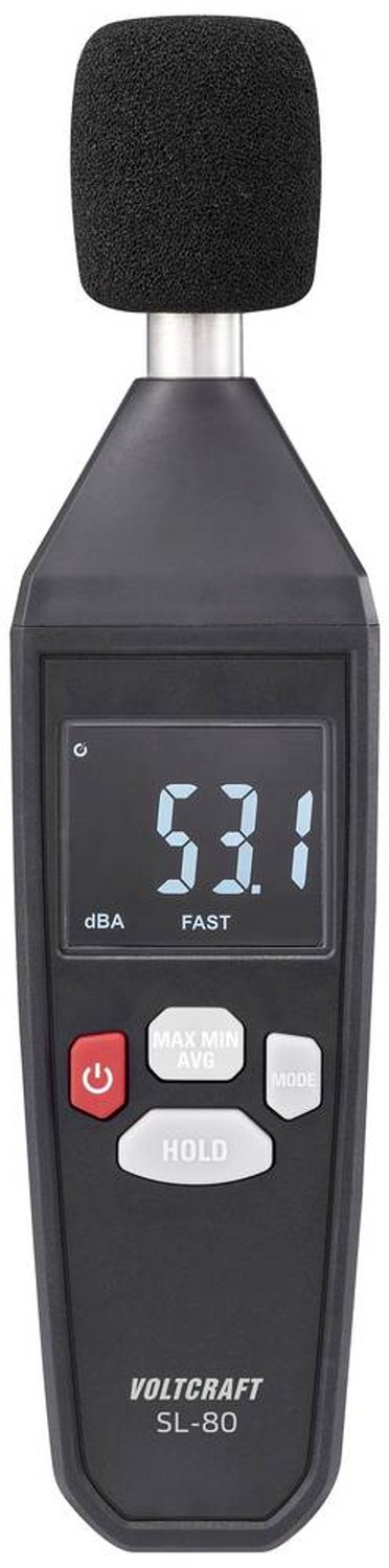 VOLTCRAFT SL-80 Fonometro 30 - 130 dB 31.5 Hz - 8 kHz