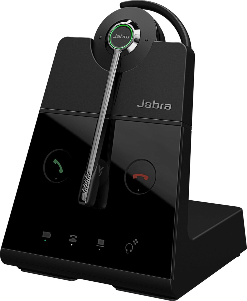 Jabra Engage 65 SE Convertible Cuffie On Ear DECT, via cavo Mono Nero Eliminazione del rumore Muto, NFC