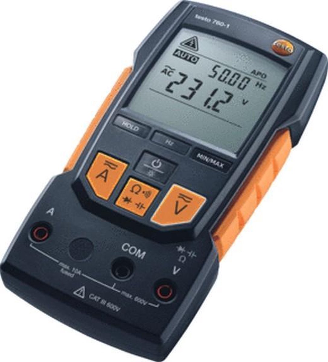 testo 760-1 Multimetro portatile digitale Con retroilluminazione dello schermo CAT III 600 V, CAT IV 300 V Display (Counts): 4000