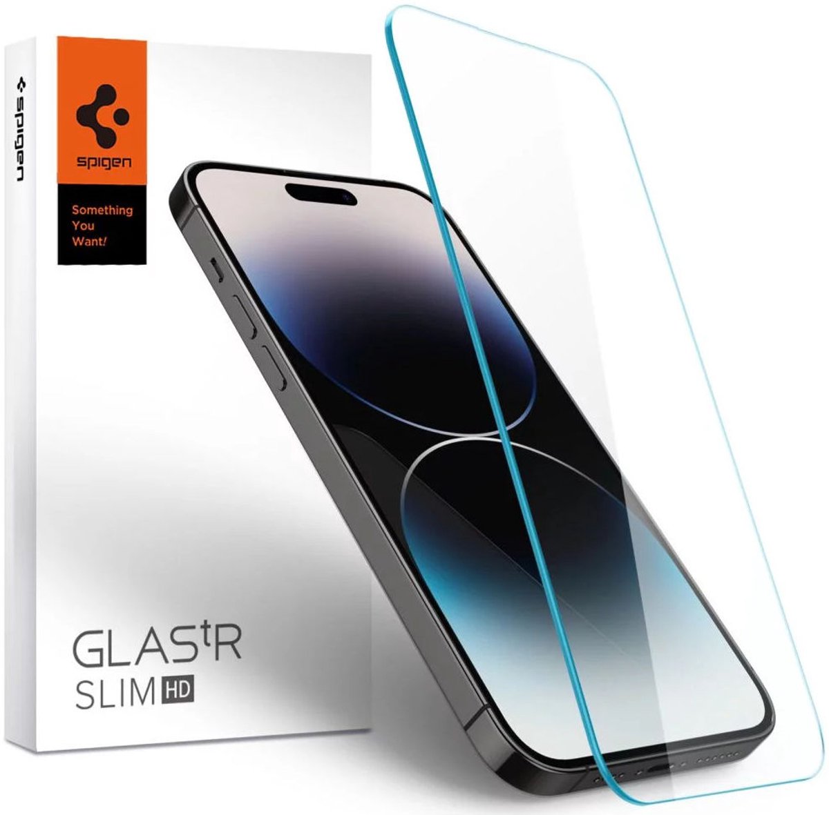Spigen Glass tR Slim HD 1 Pack - Transparency Sensor Protection - iPhone 14 Pro