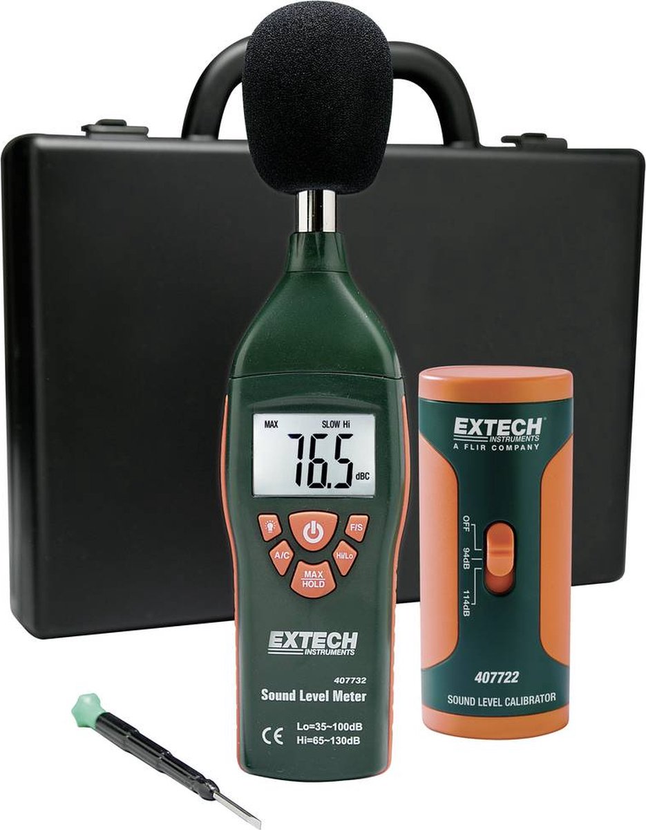 Extech Fonometro 407732-KIT 35 - 130 dB