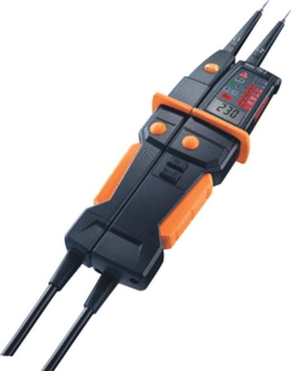 testo 750-3 Tester di tensione a due poli CAT IV 600 V, CAT III 1000 V LED, LCD