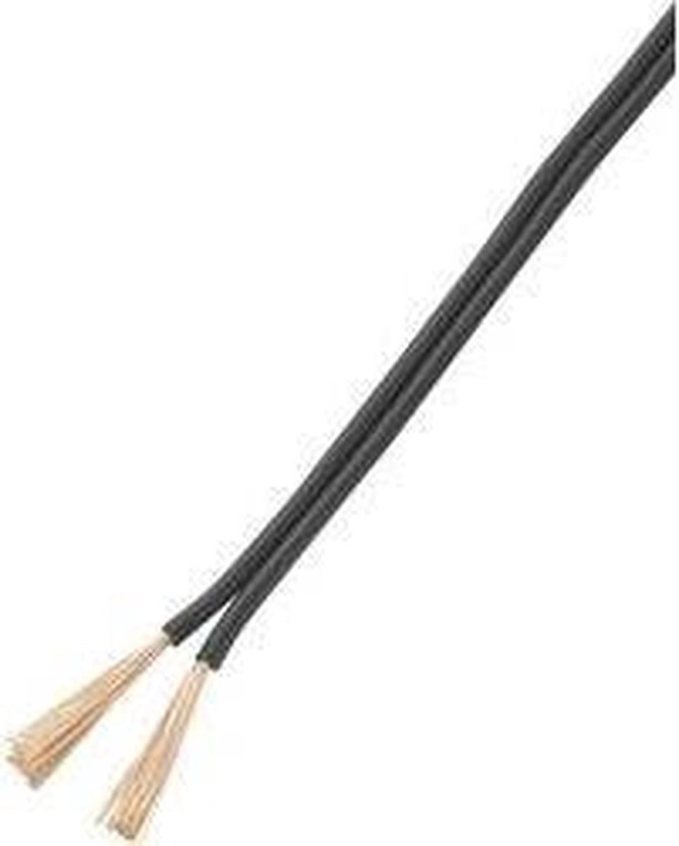 TRU COMPONENTS 1566993 Cavo per cablaggi 2 x 2.50 mm² Nero 50 m
