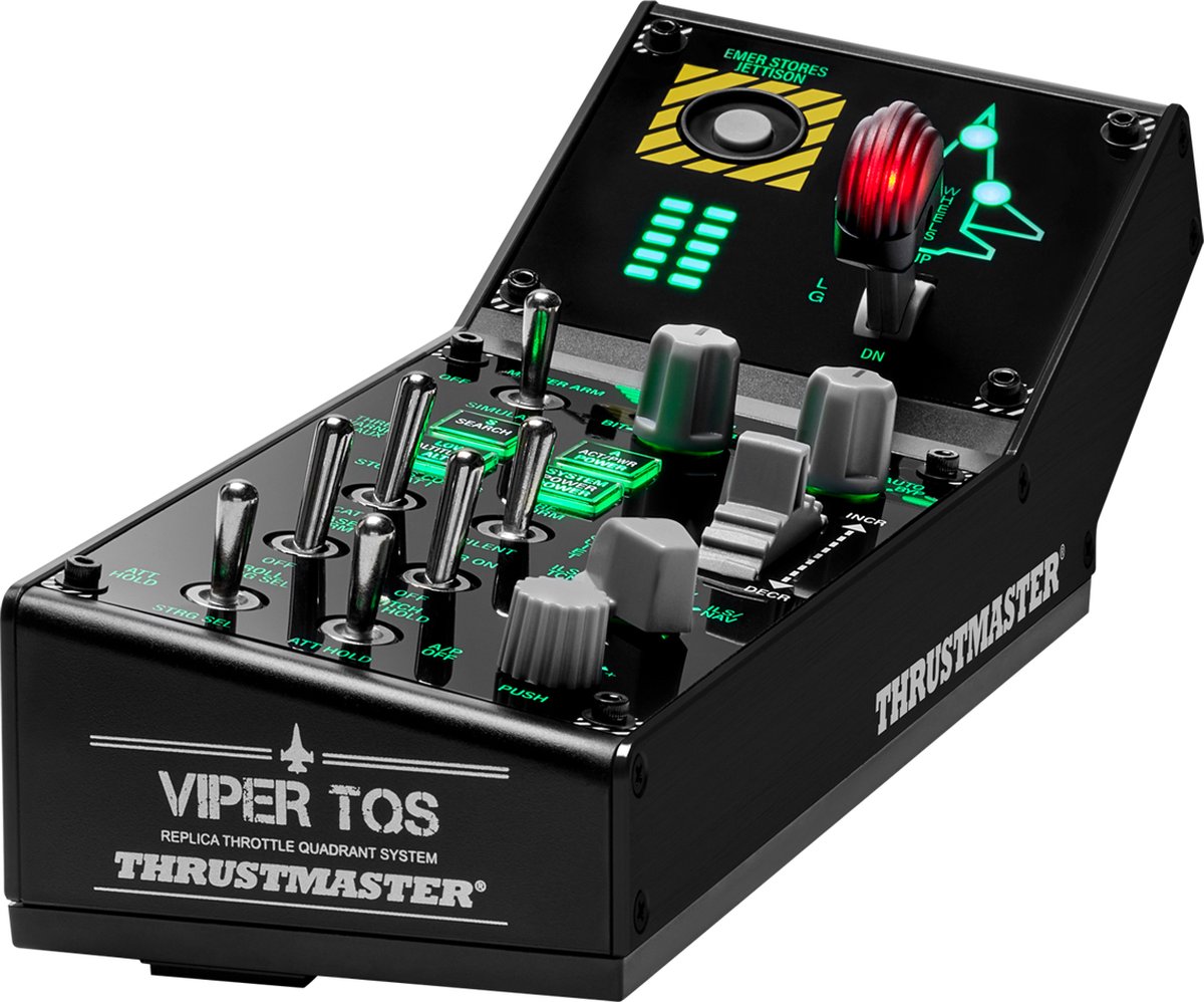 Thrustmaster VIPER PANEL Pannello di controllo del simulatore di volo PC Nero
