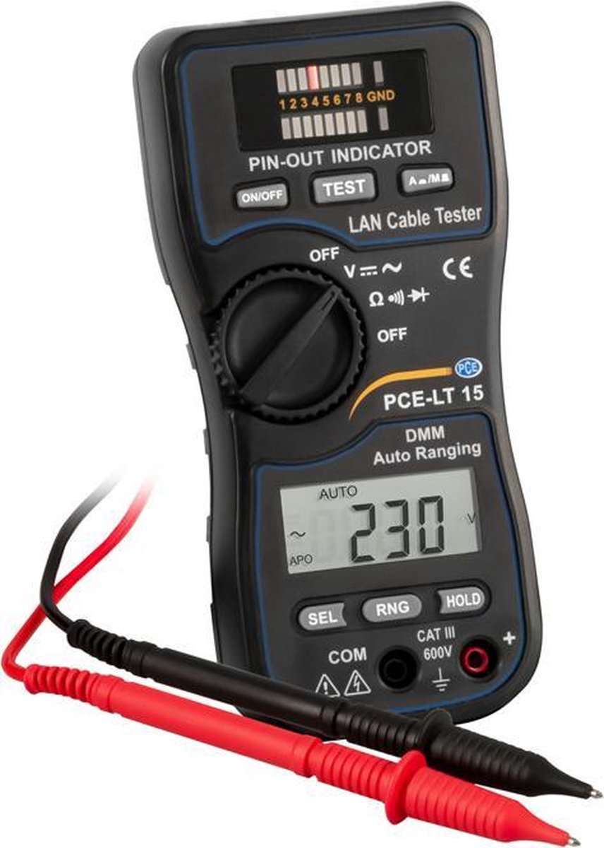 PCE Instruments PCE-LT 15 Multimetro portatile