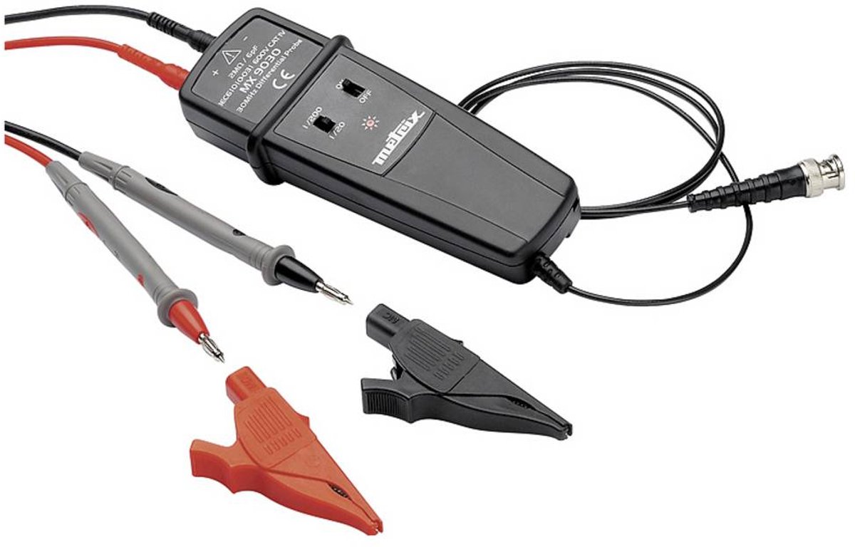Metrix MX 9030 Sonda differenziale di sicurezza 30 MHz 20:1, 200:1 600 V