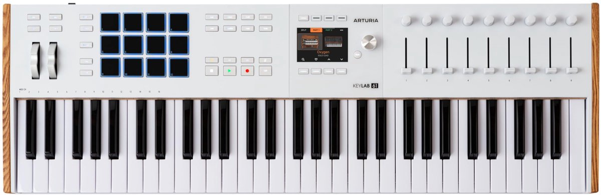 Arturia KeyLab 61 mk3 Tastiera digitale Bianco