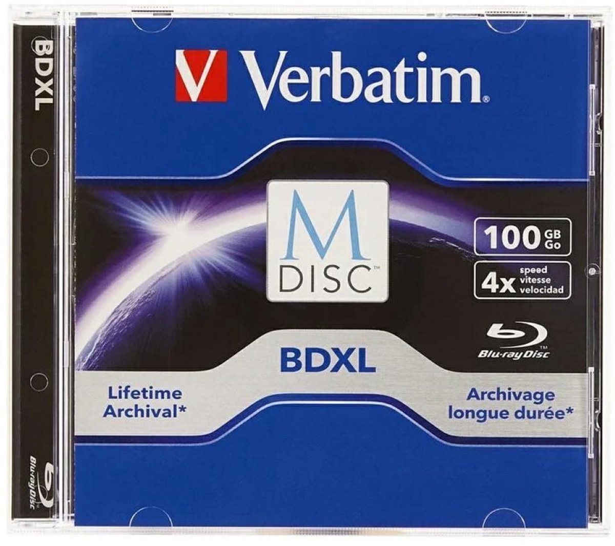Verbatim 43834 M-DISC Blu-ray vergine 100 GB 1 pz. Jewel case stampabile