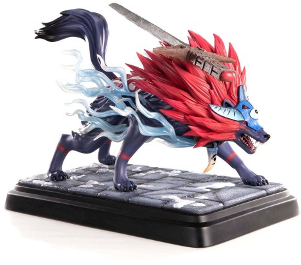 First 4 Figures - Okami Resin Painted Statue: Oki (Wolf Form) (Standard Edition) - Figur