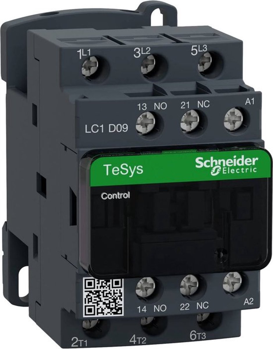 Schneider Electric LC1D09B7 Contattore di potenza 3 NA 440 W 24 V/AC 9 A 1 pz.