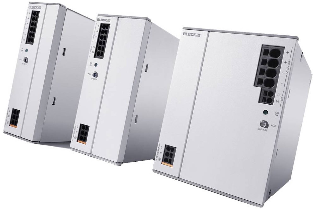 BLOCK PC-0824-480-0 Interruttore elettronico 24 V/DC 6 A Num. uscite:8 x Contenuto 1 pz.