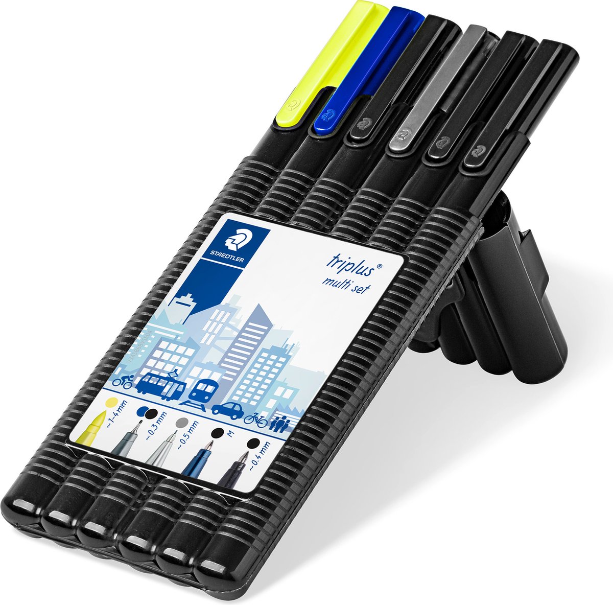 Staedtler Triplus Mobile Office 4 ass/boks