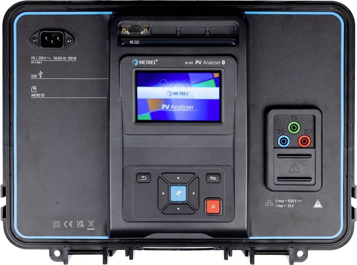 Metrel MI 3115 ST Analizzatore di rete Display grafico