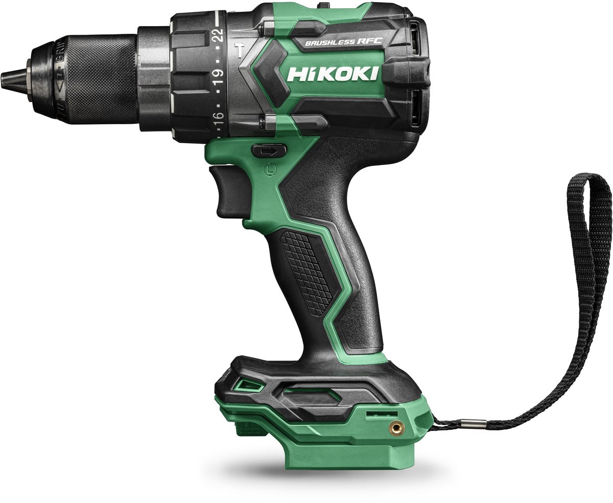 HiKOKI DV18DC 2 rapporti-Trapano avvitatore a percussione a batteria senza batteria, senza caricatore