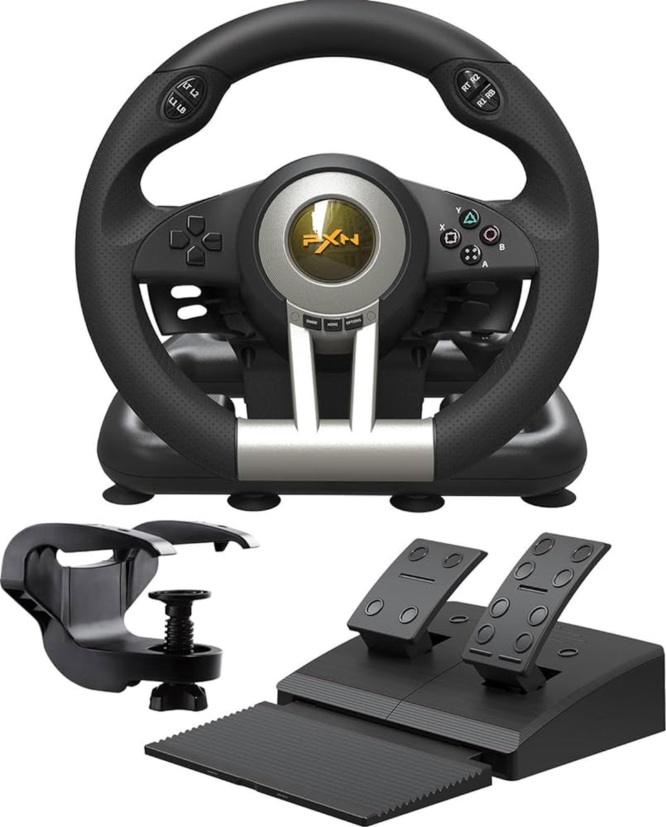 PXN Gaming Wheel -V3 (PC / PS3 / PS4 / XBOX ONE / SWITCH) - Wheel