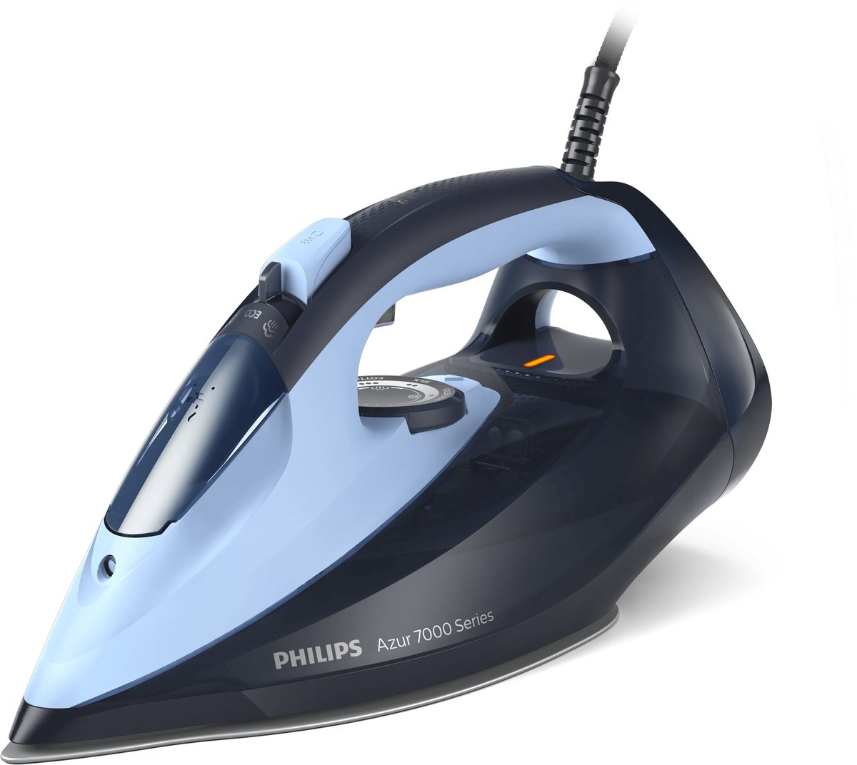 Philips Dampstrygejern Azur 7000 Series DST7041 - steam iron - sole plate: SteamGlide Elite
