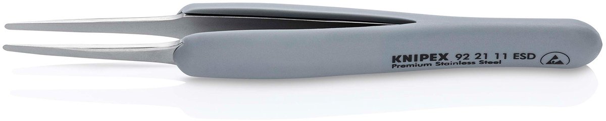 Knipex 92 21 11 ESD ESD Pinzetta di precisione Acuminate 123 mm