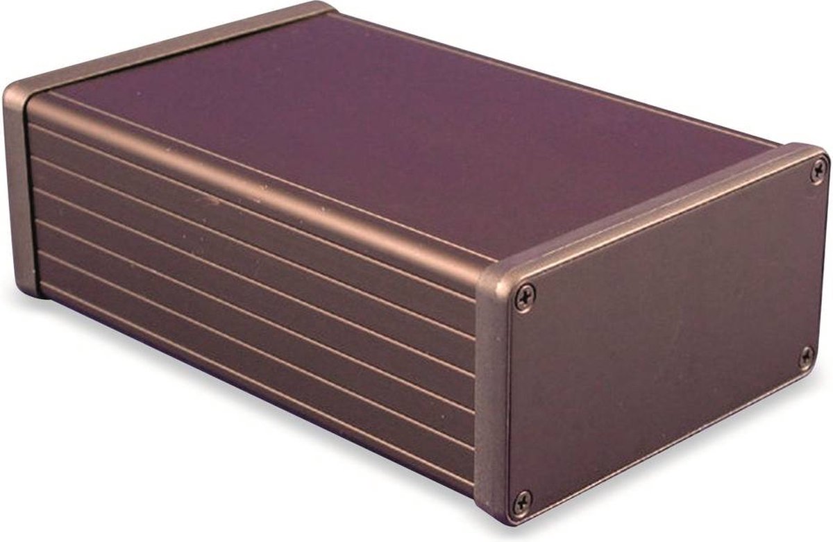 Hammond Electronics 1455N1601BK Contenitore a profilo 160 x 103 x 53 Alluminio Nero 1 pz.