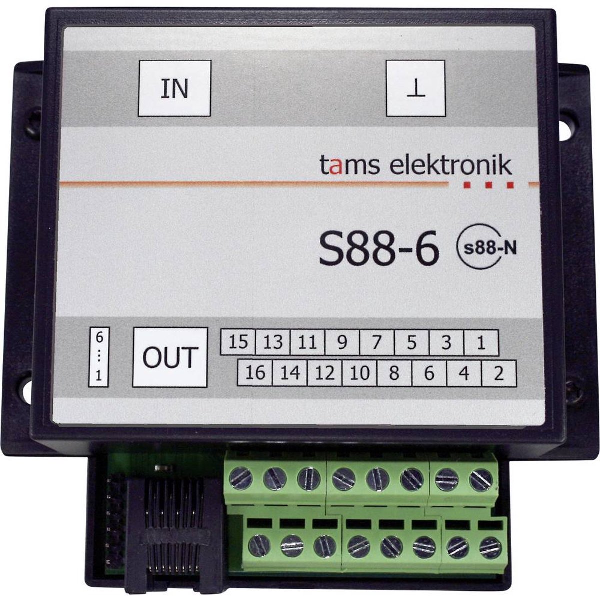 Decoder per feedback TAMS Elektronik 44-01607-01 S88-6