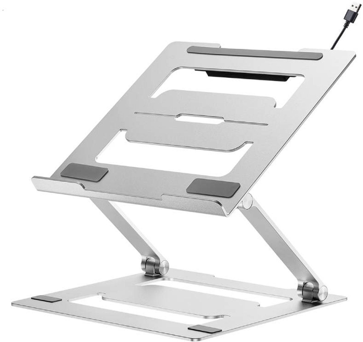 My Wall HT17L Supporto per notebook Regolabile in altezza, Funzione HUB USB, Inclinabile