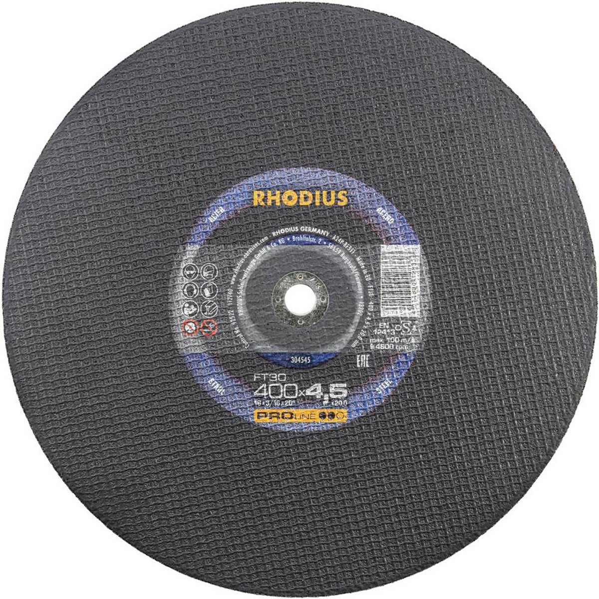 Rhodius FT30 304545 Kit dischi da taglio 300 mm 10 pz. Acciaio
