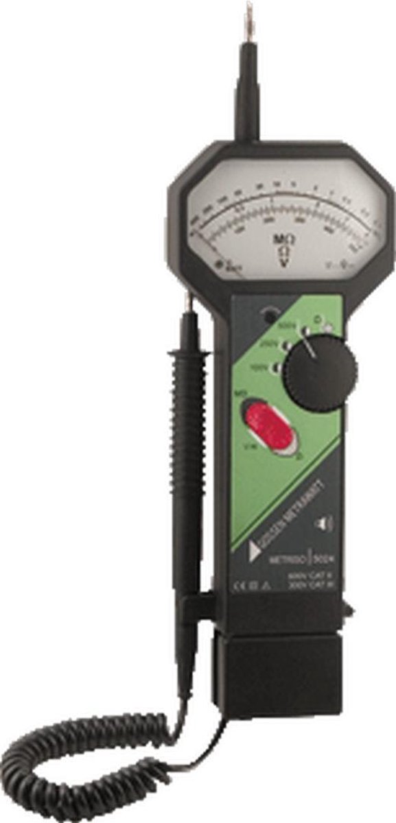 Gossen Metrawatt Metriso 5024 Misuratore di isolamento 100 V, 250 V, 500 V 400 MΩ