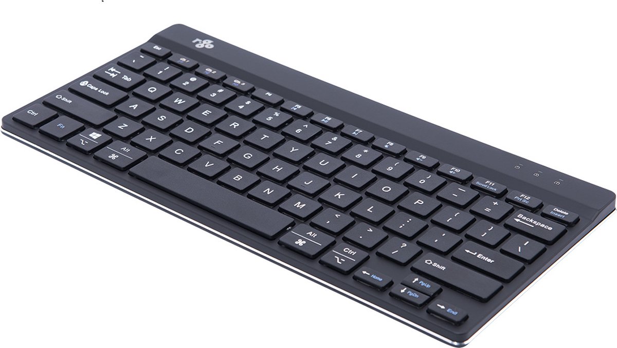 R-GO Tools Compact Break Bluetooth® Tastiera Inglese US, QWERTY Nero Ergonomico